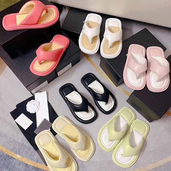 designer 2022 summer clip on herringbone slippers leather flat bottomed women's sandals, Black 
designer 2022 summer clip on herringbone slippers leather flat bottomed women's sandals, Black