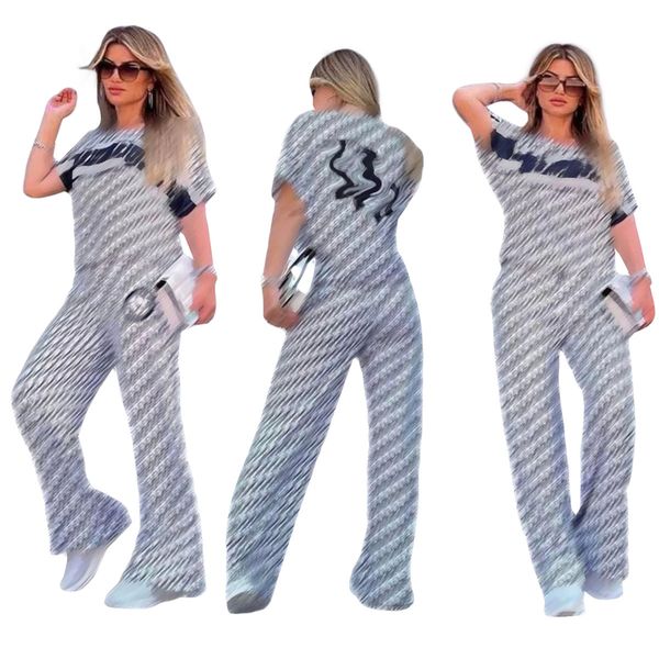 fashion summer letter print tracksuits for womens short sleeve t-shirt and casual pants loose brand 2 piece sets j2726, Gray
fashion summer letter print tracksuits for womens short sleeve t-shirt and casual pants loose brand 2 piece sets j2726, Gray