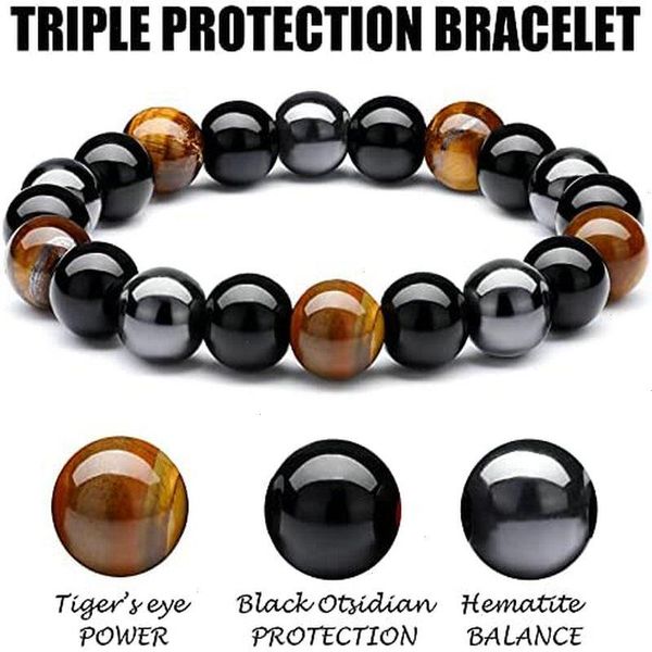 triple protection bracelet for men strands women bring luck and prosperity hematite black obsidian tiger eye stone bracelets jewelry
triple protection bracelet for men strands women bring luck and prosperity hematite black obsidian tiger eye stone bracelets jewelry