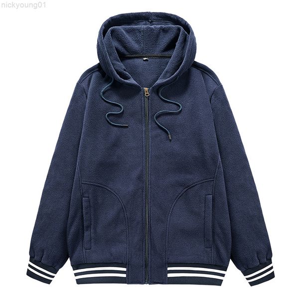 2022 autumn and winter hooded sweater men's solid color sports clothes large size loose casual hoodie jacket men y220818, Black
2022 autumn and winter hooded sweater men's solid color sports clothes large size loose casual hoodie jacket men y220818, Black