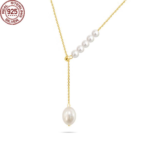 new 925 silver beaded necklaces o-shaped chain y-shaped adjustable korean fashion simple pearl jewelry collarbone female fine
new 925 silver beaded necklaces o-shaped chain y-shaped adjustable korean fashion simple pearl jewelry collarbone female fine