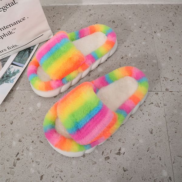 autumn winter platform rainbow slippers women's fashion plus drag indoor cotton slippers women shoes plus sizes 43 y220818, Black
autumn winter platform rainbow slippers women's fashion plus drag indoor cotton slippers women shoes plus sizes 43 y220818, Black