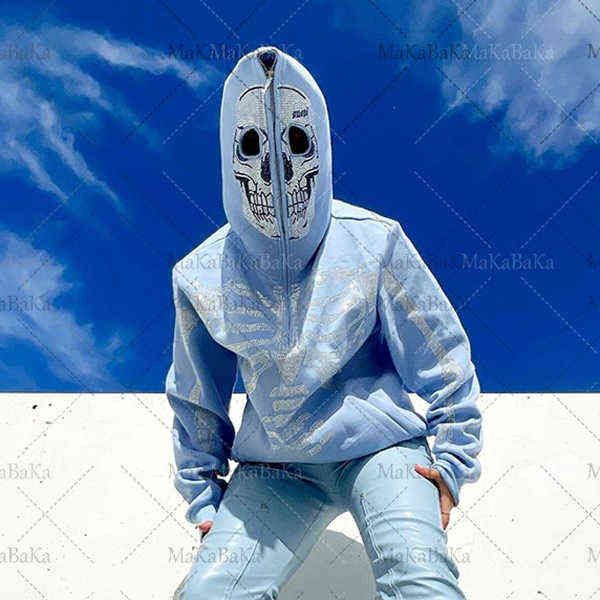 womens y2k fashion hoodie skull rhinestone zip up grunge women's oversized sweatshirt punk harajuku long sleeve outerwear mswk, Black
womens y2k fashion hoodie skull rhinestone zip up grunge women's oversized sweatshirt punk harajuku long sleeve outerwear mswk, Black