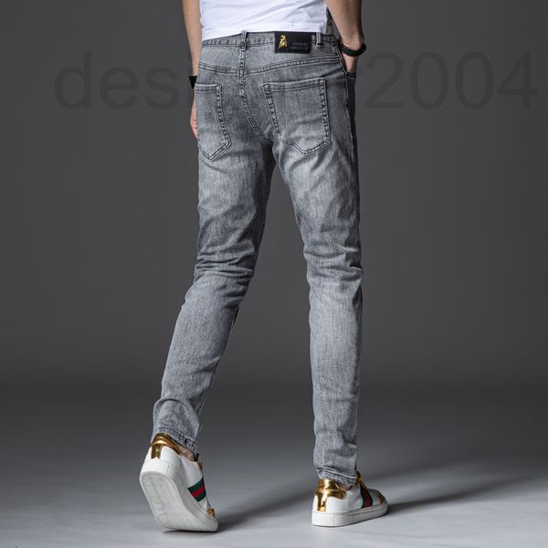 men's jeans designer 2021 autumn men's jeans grey hole slim fit small foot elastic pants wzkg, Blue
men's jeans designer 2021 autumn men's jeans grey hole slim fit small foot elastic pants wzkg, Blue