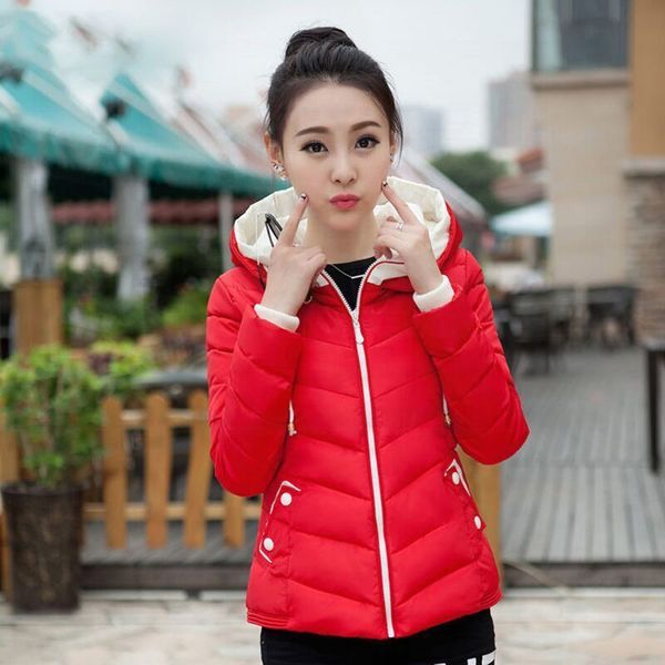 cotton padded clothes women outwear fashion hooded zipper pockets korean version of short slim warm coat 220818, Black;brown
cotton padded clothes women outwear fashion hooded zipper pockets korean version of short slim warm coat 220818, Black;brown