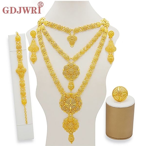 dubai jewelry sets gold color necklace & earring set for women african france wedding party jewelery ethiopia bridal gifts 220810, Slivery;golden
dubai jewelry sets gold color necklace & earring set for women african france wedding party jewelery ethiopia bridal gifts 220810, Slivery;golden