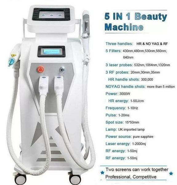 salon use powerful 3000w machine new double screen 4in1 ipl elight hair removal laser 5 filter opt tattoo/ acne/pigment/wrinkle/vascular rem, Black
salon use powerful 3000w machine new double screen 4in1 ipl elight hair removal laser 5 filter opt tattoo/ acne/pigment/wrinkle/vascular rem, Black