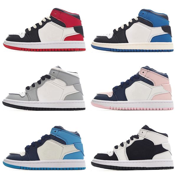 jumpman 1 mid se craft black white inside out kids basketball shoes youth children athletic 1s blue pink red grey banned for boy girls sport
jumpman 1 mid se craft black white inside out kids basketball shoes youth children athletic 1s blue pink red grey banned for boy girls sport