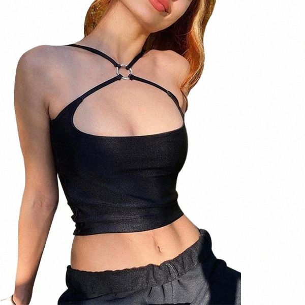 women's hanging neck sleeveless camisole solid color slim backless vest s//l t-shirt h0hi#, White
women's hanging neck sleeveless camisole solid color slim backless vest s//l t-shirt h0hi#, White