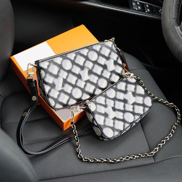 women mahjong crossbody bags chain shoulder axillary cowhide leather fashion letters gold hardware zipper closure two piece set
women mahjong crossbody bags chain shoulder axillary cowhide leather fashion letters gold hardware zipper closure two piece set