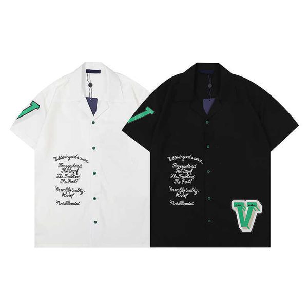 2022 europe paris men hawaii beach handwritten print casual shirt spring summer cool hip hop short sleeve designer tee, White;black
2022 europe paris men hawaii beach handwritten print casual shirt spring summer cool hip hop short sleeve designer tee, White;black