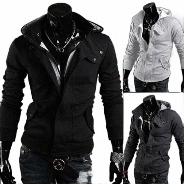 men's hoodies & sweatshirts 2021 zipper cardigan men fashion hooded spring sportswear long sleeve slim tracksuit jacket c4cm#, Black
men's hoodies & sweatshirts 2021 zipper cardigan men fashion hooded spring sportswear long sleeve slim tracksuit jacket c4cm#, Black