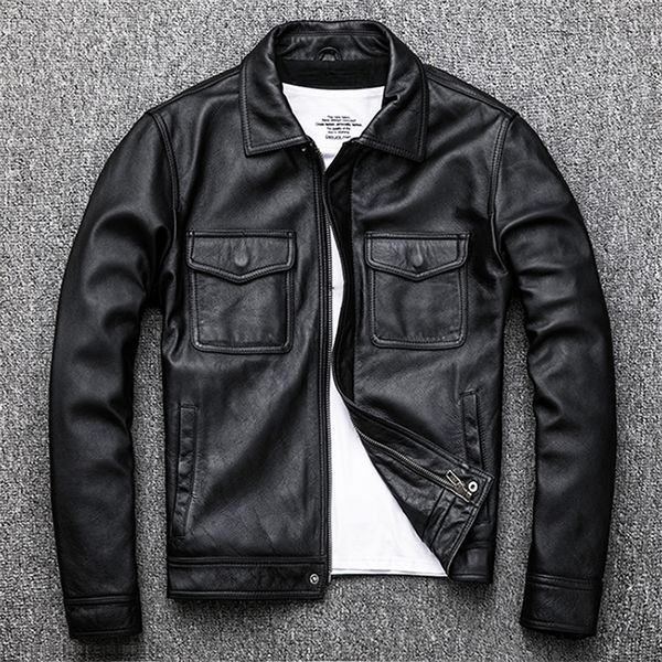 genuine leather jacket winter casual black men cowhide clothes quality plus size leather coat 220819, Black;brown
genuine leather jacket winter casual black men cowhide clothes quality plus size leather coat 220819, Black;brown