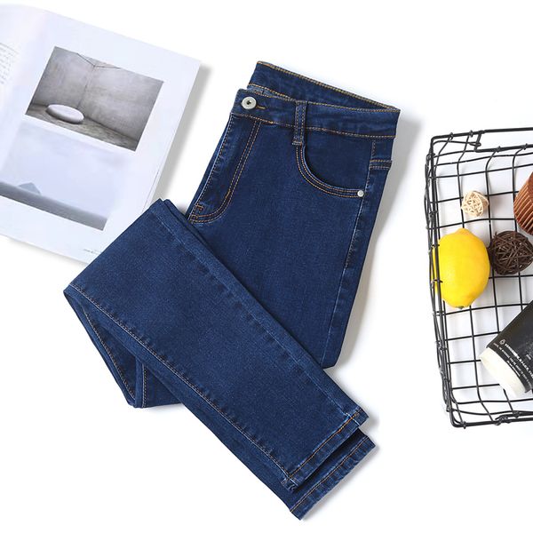 jeans for woman high waist full length skinny pencil black blue denim pants 100kg 220817
jeans for woman high waist full length skinny pencil black blue denim pants 100kg 220817