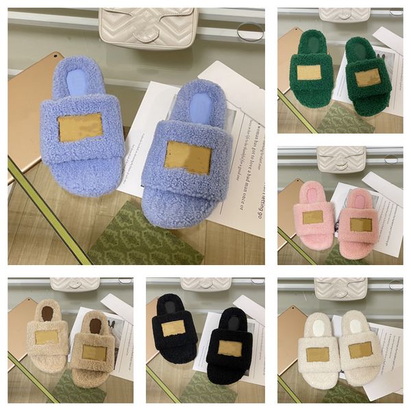 2022 new designer warm slippers wool slides winter luxurys women sandal fashion soft fluffy faux fur slipper comfortable embroidery flip flo, Black
2022 new designer warm slippers wool slides winter luxurys women sandal fashion soft fluffy faux fur slipper comfortable embroidery flip flo, Black