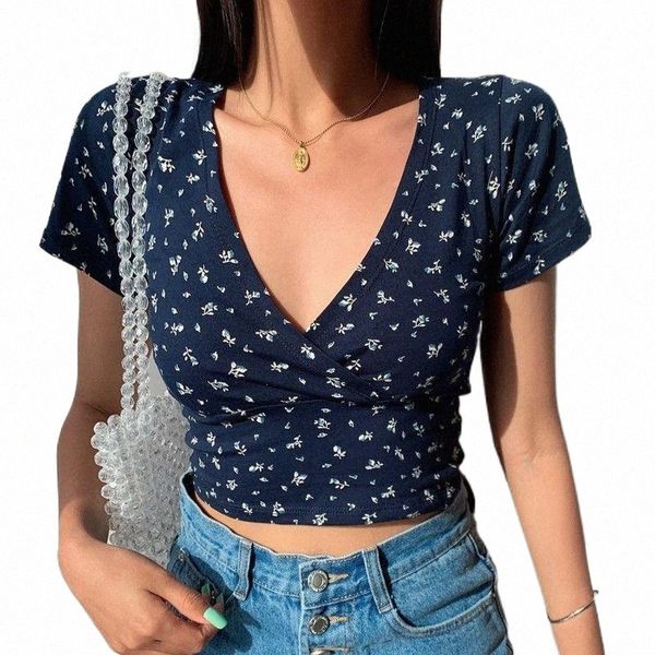 women's t-shirt v-neck retro short sleeve ladies blue flower print cross pleated casual high waist fashion slim s0ut#, White
women's t-shirt v-neck retro short sleeve ladies blue flower print cross pleated casual high waist fashion slim s0ut#, White