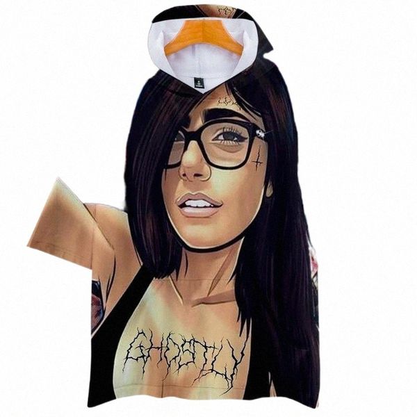 men's t-shirts 3d printed mia khalifa girls fashion hooded women/men summer short sleeve tshirt harajuku casual streetwear clothes k917, White;black
men's t-shirts 3d printed mia khalifa girls fashion hooded women/men summer short sleeve tshirt harajuku casual streetwear clothes k917, White;black