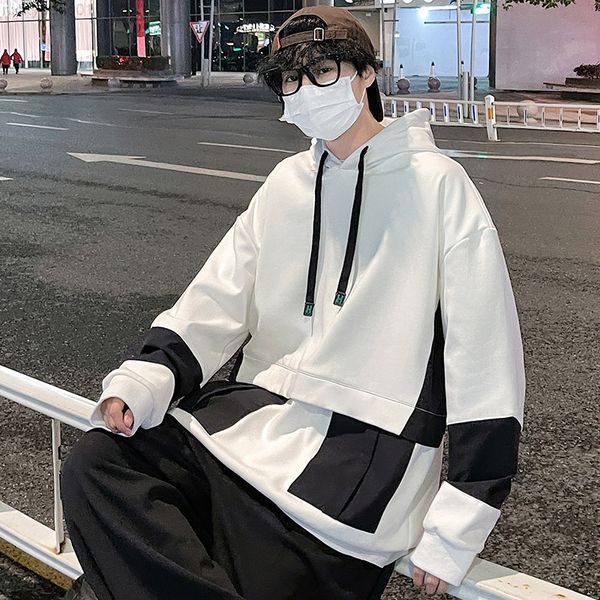 2022 new autumn and winter men's work clothes trend loose casual color contrast warm skin cotton hoodie y220818, Black
2022 new autumn and winter men's work clothes trend loose casual color contrast warm skin cotton hoodie y220818, Black