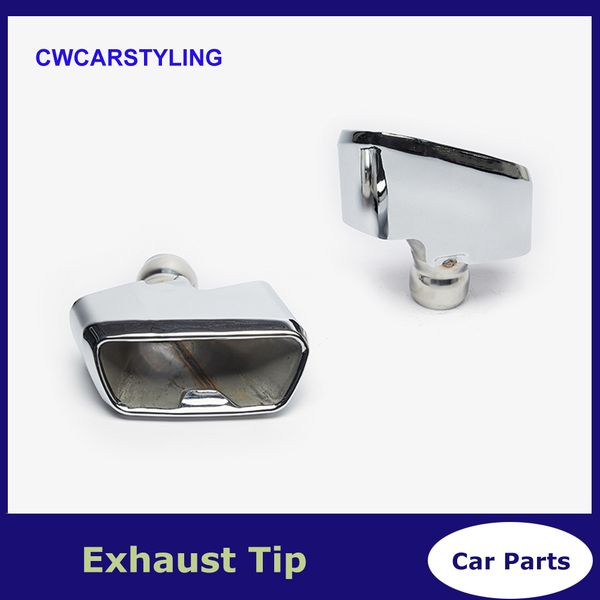 a pair exhaust muffler tip for bmw g30 g38 525i 530i 540i mp style 304 stainless steel silver car square tailpipe in
a pair exhaust muffler tip for bmw g30 g38 525i 530i 540i mp style 304 stainless steel silver car square tailpipe in