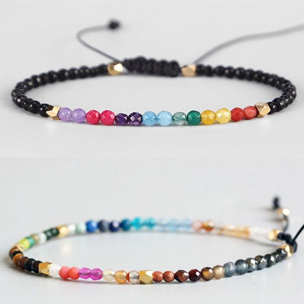 newst 7 chakra bracelet strand men bohemia multicolor small beads yoga bracelets women holiday jewelry, Black
newst 7 chakra bracelet strand men bohemia multicolor small beads yoga bracelets women holiday jewelry, Black