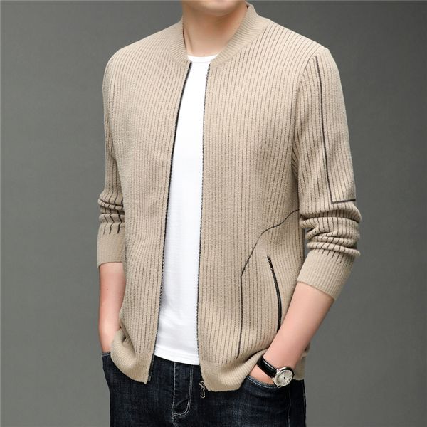 zipper sweater coat men clothing autumn winter thick warm cardigan with pocket fashion knitwear jacket male, White;black
zipper sweater coat men clothing autumn winter thick warm cardigan with pocket fashion knitwear jacket male, White;black