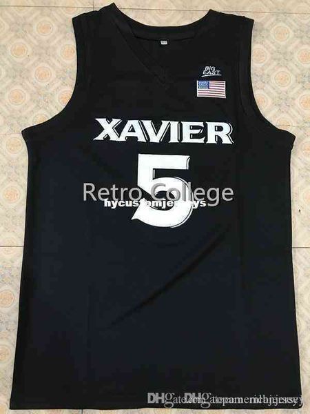 #5 trevon bluiett xavier colleg retro stitched sewn basketball jerseys customize any size number and player name xs-6xl vest jerseys vest sh, Black
#5 trevon bluiett xavier colleg retro stitched sewn basketball jerseys customize any size number and player name xs-6xl vest jerseys vest sh, Black