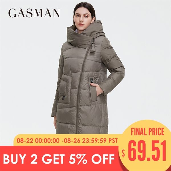gasman winter down jacket women long thick coat hooded puffer warm female brand cotton clothes elegant retro parka 8197 220819, Black;brown
gasman winter down jacket women long thick coat hooded puffer warm female brand cotton clothes elegant retro parka 8197 220819, Black;brown