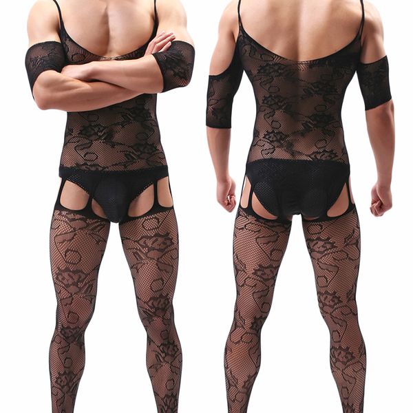 men's g-strings men's suspenders siamese stockings lace transparent open crotch underwear teddies bodysuits men jumpsuit club wear, Black;brown
men's g-strings men's suspenders siamese stockings lace transparent open crotch underwear teddies bodysuits men jumpsuit club wear, Black;brown