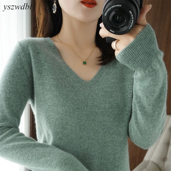 yszwdblx sweaters women casual v-neck solid jumpers pullovers spring autumn womens sweater cashmere knitwear bottoming shirt 220818, White;black
yszwdblx sweaters women casual v-neck solid jumpers pullovers spring autumn womens sweater cashmere knitwear bottoming shirt 220818, White;black