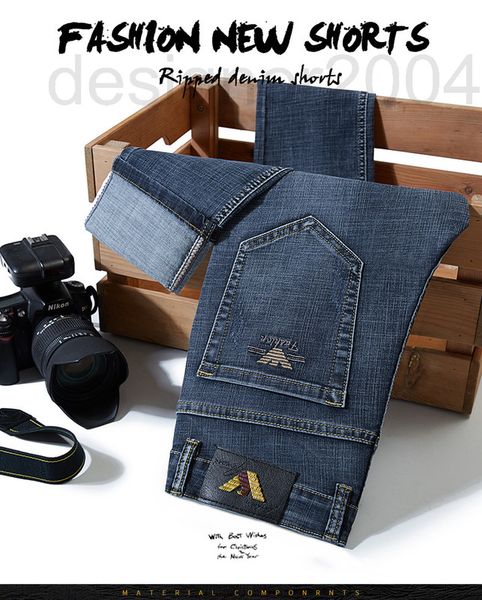 men's jeans designer summer thin big brand straight jeans men's elastic pants rq9z, Blue
men's jeans designer summer thin big brand straight jeans men's elastic pants rq9z, Blue