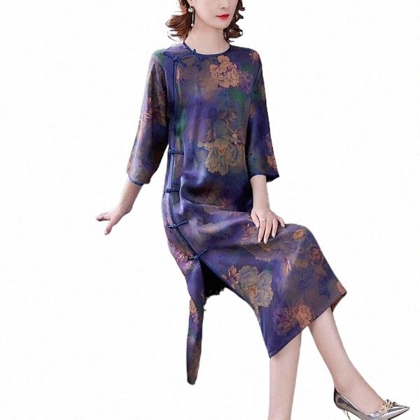 casual dresses women dress autumn 2021 chinese style office lady cheongsam vintage three quarter sleeve print silk o-neck purple 69kr#, Black;gray
casual dresses women dress autumn 2021 chinese style office lady cheongsam vintage three quarter sleeve print silk o-neck purple 69kr#, Black;gray