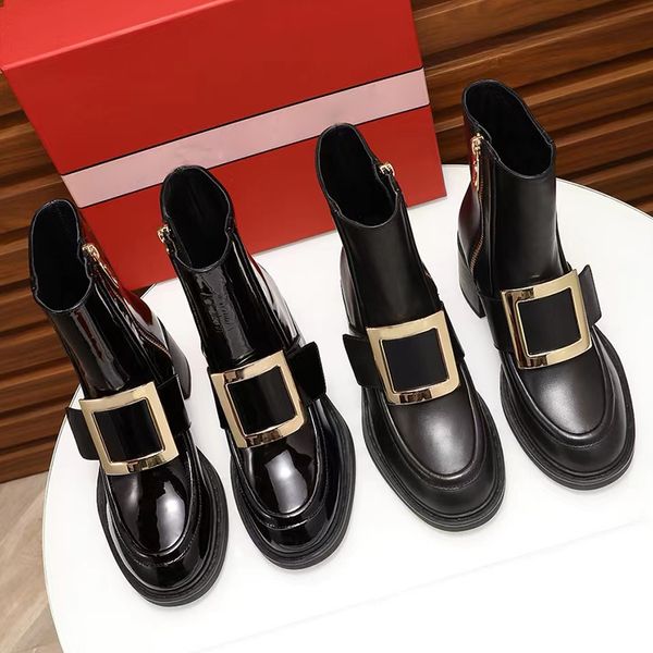 luxury designer fashion women's wear martin boots leather high-end side zipper cover square buckle black women's outdoor rider sho
luxury designer fashion women's wear martin boots leather high-end side zipper cover square buckle black women's outdoor rider sho