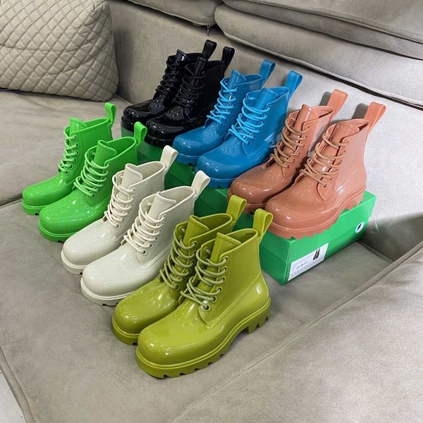 35-40 us4-9 women lace-up ankle puddle boots designer jelly rain boot patent rubber rainboots luxury heels flat platform martin boots, Black
35-40 us4-9 women lace-up ankle puddle boots designer jelly rain boot patent rubber rainboots luxury heels flat platform martin boots, Black