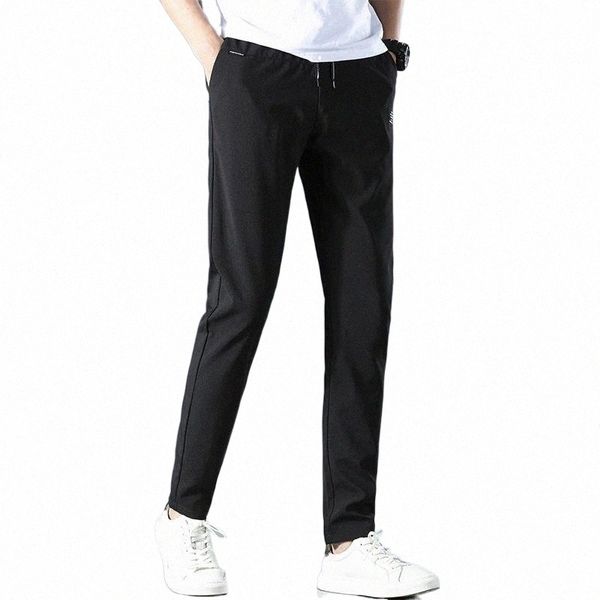 men's pants designer brand casual fashion street style strappy for men sport korean elastic trousers clothes v8w3#, Black
men's pants designer brand casual fashion street style strappy for men sport korean elastic trousers clothes v8w3#, Black