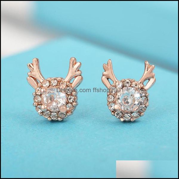 stud deer earring korean simple temperament elk earrings female snowflake zircon christmas antler chic drop delivery 2021 j ffshop2001 dhhwo, Golden;silver
stud deer earring korean simple temperament elk earrings female snowflake zircon christmas antler chic drop delivery 2021 j ffshop2001 dhhwo, Golden;silver