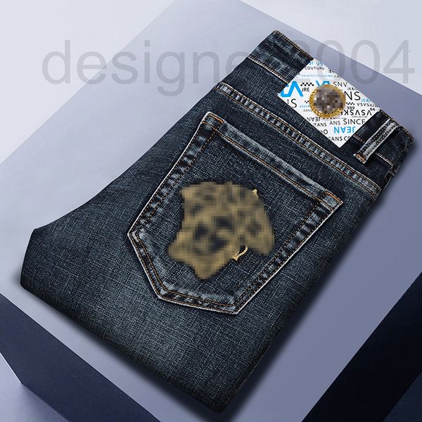 men's jeans designer 2022 summer new personalized fashion brand light luxury jeans men's elastic slim fit european leggings 4zey, Blue
men's jeans designer 2022 summer new personalized fashion brand light luxury jeans men's elastic slim fit european leggings 4zey, Blue
