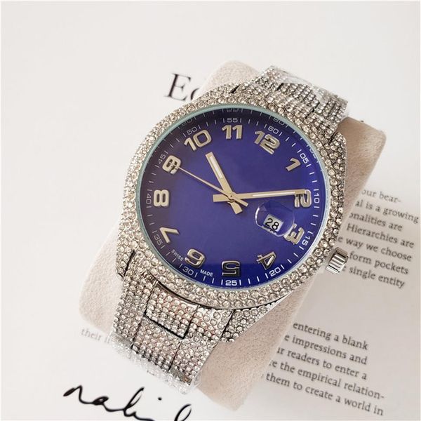 good quality fashion brand watches men's full crystal style stainless steel band calendar date quartz wrist watch x86212p, Slivery;brown
good quality fashion brand watches men's full crystal style stainless steel band calendar date quartz wrist watch x86212p, Slivery;brown