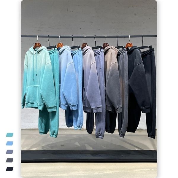 autumn winter retro gradient fleece hooded suits european american loose hoodies sweatshirtpants suit hoody sportswear 220818, Gray
autumn winter retro gradient fleece hooded suits european american loose hoodies sweatshirtpants suit hoody sportswear 220818, Gray