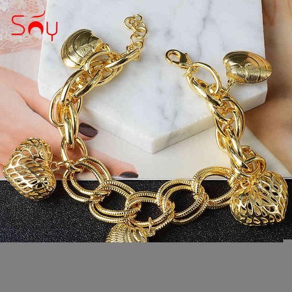 bangle designer sunny jewelry fashion gold charm s for women hand chains link chain ball bracelet party gift, Black