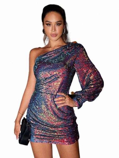 one shoulder sequin bodycon dress b0yc#, Black;gray
one shoulder sequin bodycon dress b0yc#, Black;gray