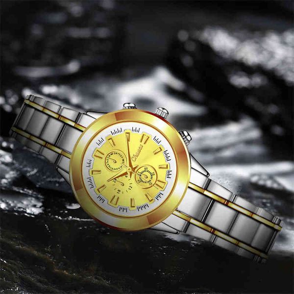 huiya06 casual watch fashion fake three eyes steel band ladies quartz watch, Slivery;brown
huiya06 casual watch fashion fake three eyes steel band ladies quartz watch, Slivery;brown