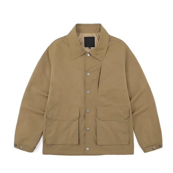 mens jacket coat oxford fabric workwear lapel embroidered letters jackets outerwear, Black;brown
mens jacket coat oxford fabric workwear lapel embroidered letters jackets outerwear, Black;brown