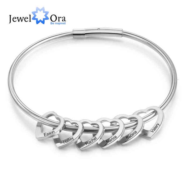 bracelet bangle designer jewelry personalized engraved name heart charm bracelets for women customized stainless steel bangles mothers day g, Black
bracelet bangle designer jewelry personalized engraved name heart charm bracelets for women customized stainless steel bangles mothers day g, Black