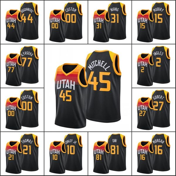 men utah jazz''donovan mitchell mike conley jr. rudy gobert bojan bogdanovic joe ingles custom city black jersey
men utah jazz''donovan mitchell mike conley jr. rudy gobert bojan bogdanovic joe ingles custom city black jersey
