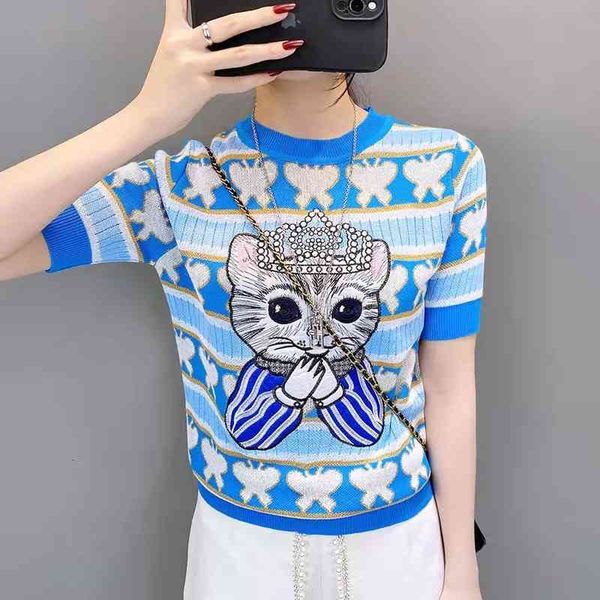 women's sweaters in the summer of chic color blocking knitted small shirt for women is designed by minority and thin slim short sleeve, White;black
women's sweaters in the summer of chic color blocking knitted small shirt for women is designed by minority and thin slim short sleeve, White;black