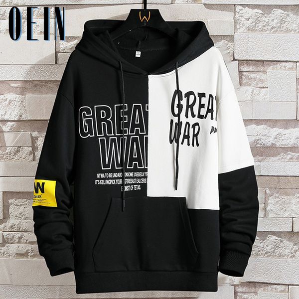 oein harajuku patchwork hoodies men 2022 autumn streetwear hooded sweatshirts winter fashion men clothing casual hip hop hoodies, Black
oein harajuku patchwork hoodies men 2022 autumn streetwear hooded sweatshirts winter fashion men clothing casual hip hop hoodies, Black