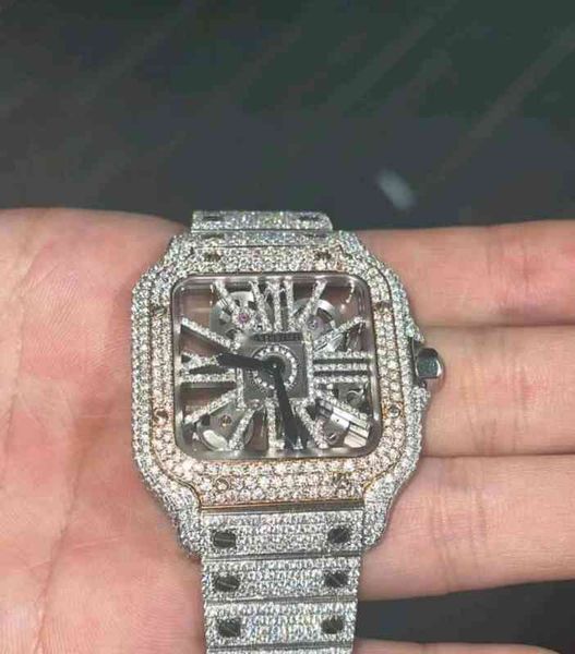 2022 custom digner watch luxury iced out fashion mechanical watch vvs1 moissanit e diamond ftg, Slivery;brown
2022 custom digner watch luxury iced out fashion mechanical watch vvs1 moissanit e diamond ftg, Slivery;brown