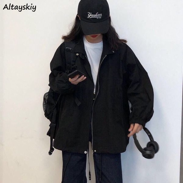 jackets women streetwear harajuku clothing solid color trendy lantern sleeve outwear daily turn down collar safari style 220818, Black;brown
jackets women streetwear harajuku clothing solid color trendy lantern sleeve outwear daily turn down collar safari style 220818, Black;brown