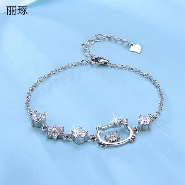 animated kitty bracelet female strand inlaid zirconium kt jewelry cute simple japanese valentines day gifts on february 14, Black
animated kitty bracelet female strand inlaid zirconium kt jewelry cute simple japanese valentines day gifts on february 14, Black