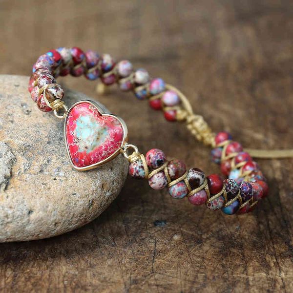 bracelet bangle designer imperial stone heart shape charm bracelets women bohemia yoga string braided lover wrap femme handmade jewelry, Black
bracelet bangle designer imperial stone heart shape charm bracelets women bohemia yoga string braided lover wrap femme handmade jewelry, Black